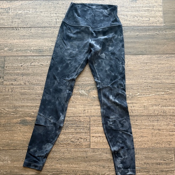 Lululemon Align Black Tie-Dye Leggings - Picture 1 of 4
